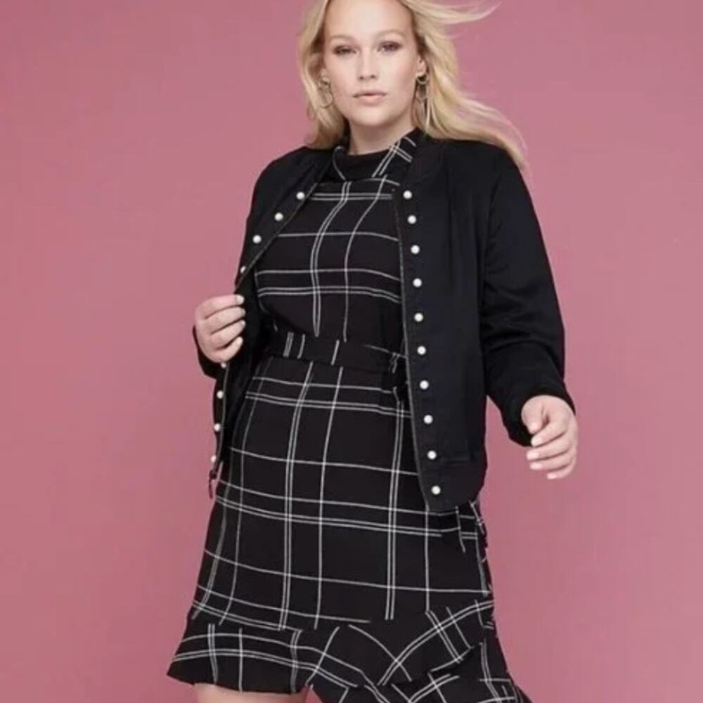 Lane Bryant Zippered Bomber Jacket - 18/20